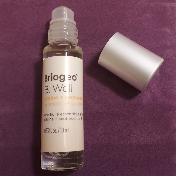 Briogeo B. Well Citrine & Centered Aromatic Essential Oil Crystal Roller Ball - Picture 1 of 2
